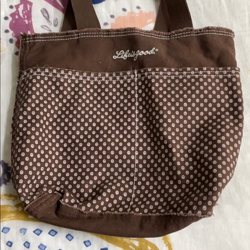 Life is Good small tote